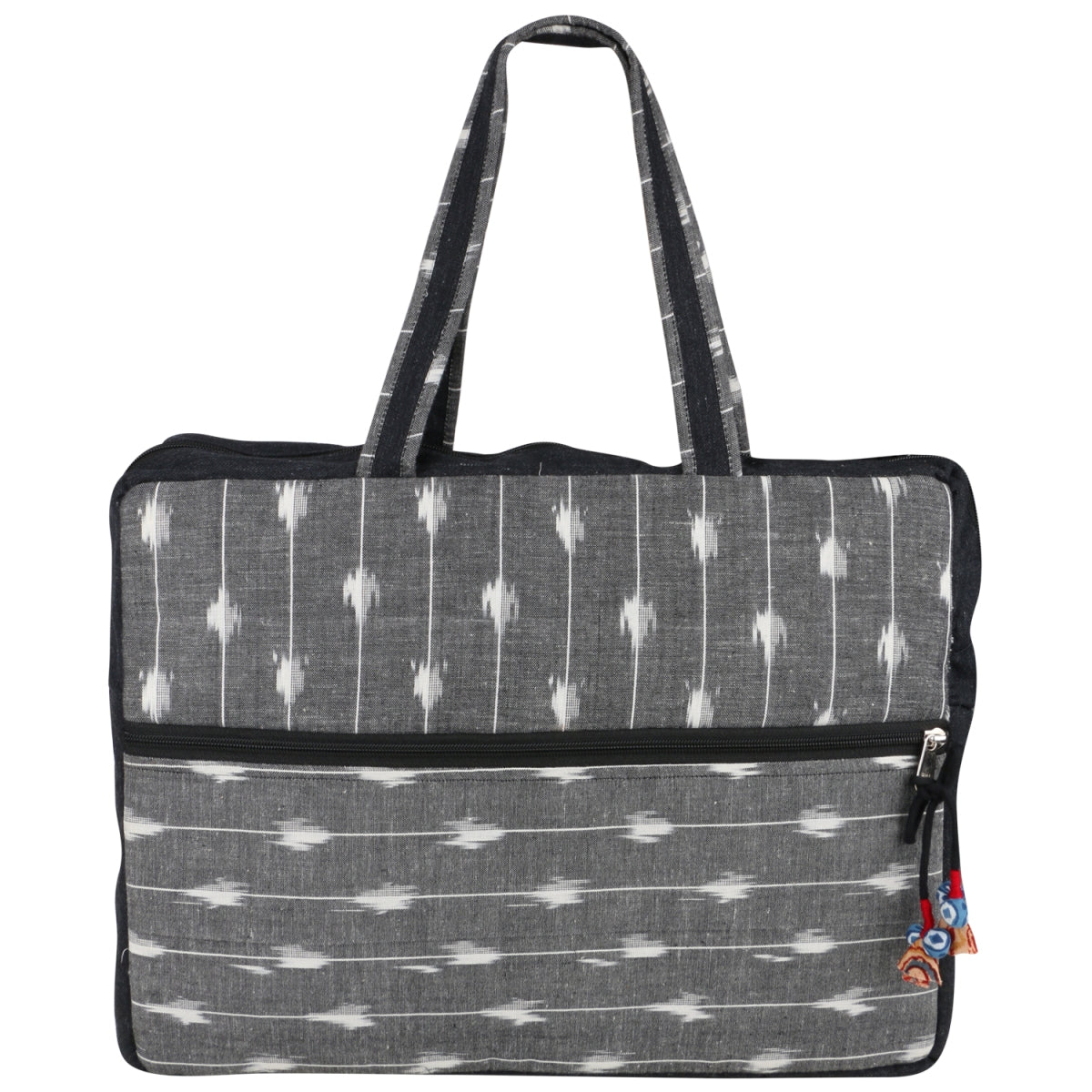 #1116010901 Laptop Bag - Small/Grey Ikat