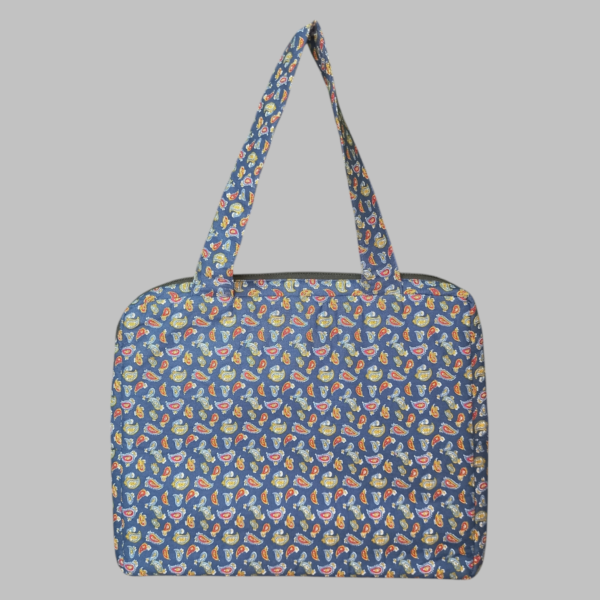 Navy Floral Print back