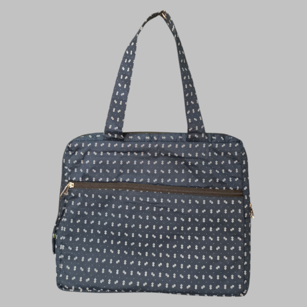 Navy Ditsy Print front