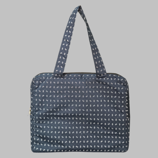 Navy Ditsy Print back