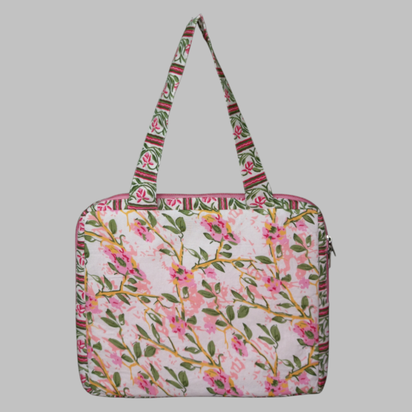 pink floral print back