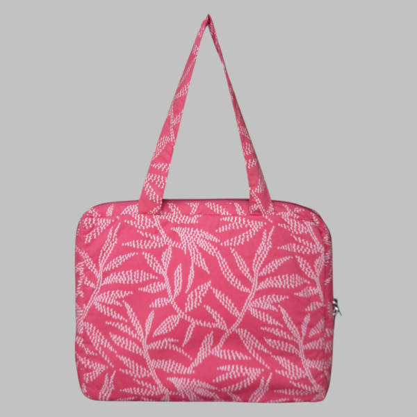 Coral Leaf Print back
