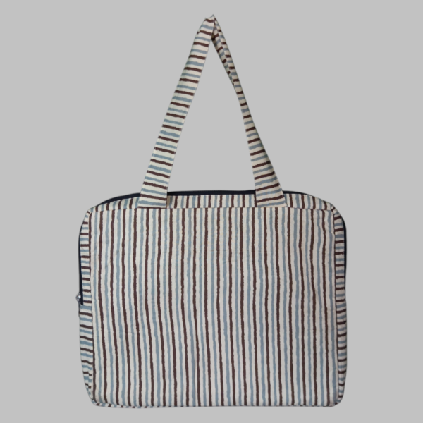 Cream Stripe Print back Cream Stripe Print back