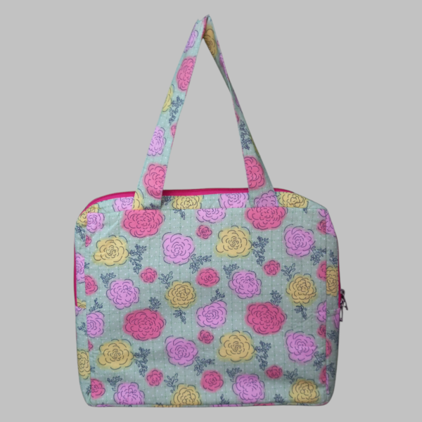 Sea Green Floral Print back