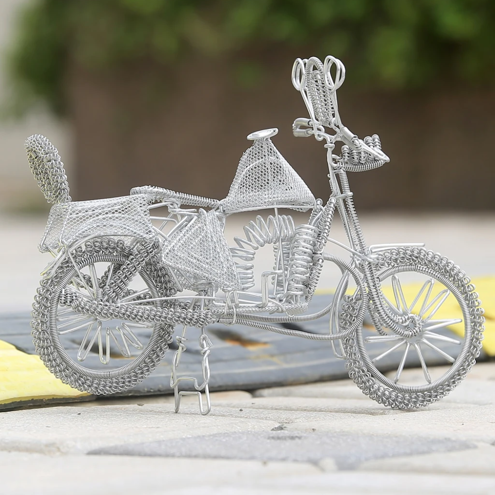 Wire Military Bullet - Large White