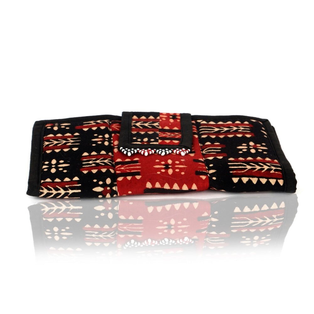 Wallet N Card Holder - Black Block Print - Image 5