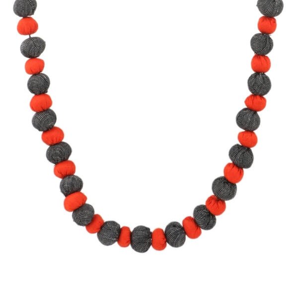 Bead look Fabric Neckpiece - Image 3