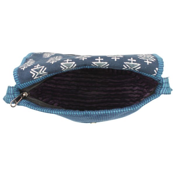Shaped Sling Bag - Blue/Pink - Image 5