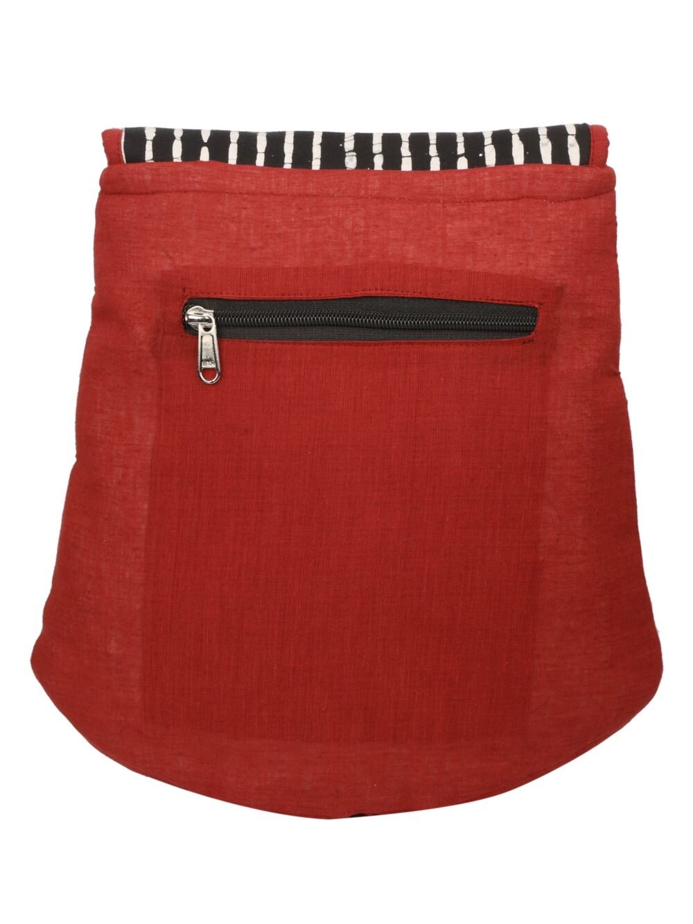 Shaped Sling Bag - Maroon/Black - Image 3